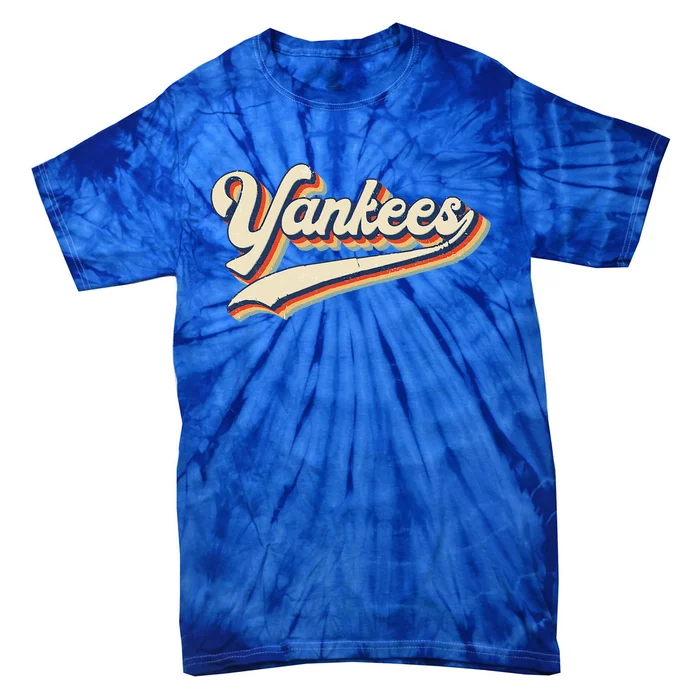 Yankee Name Retro Gift Sports Lover Tie-Dye T-Shirt