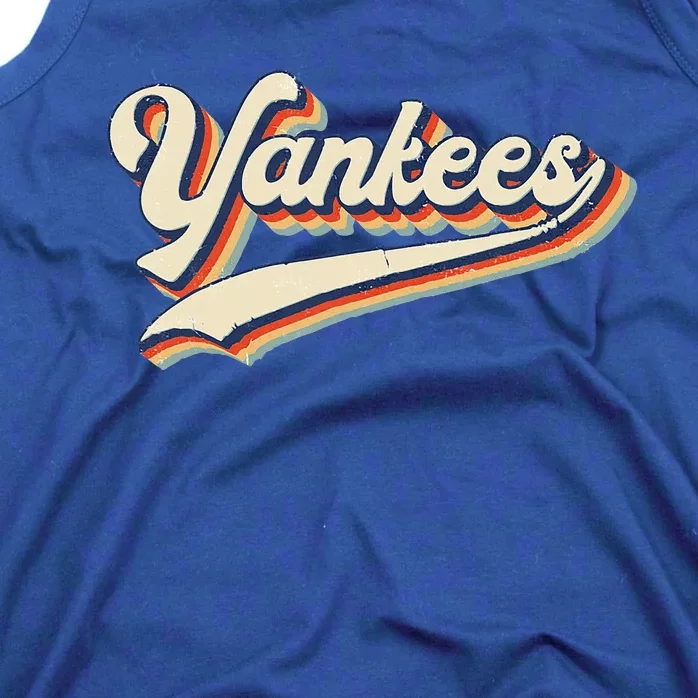 Yankee Name Retro Gift Sports Lover Tank Top