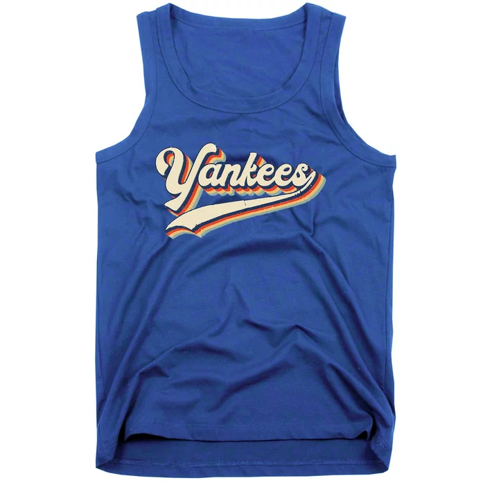 Yankee Name Retro Gift Sports Lover Tank Top