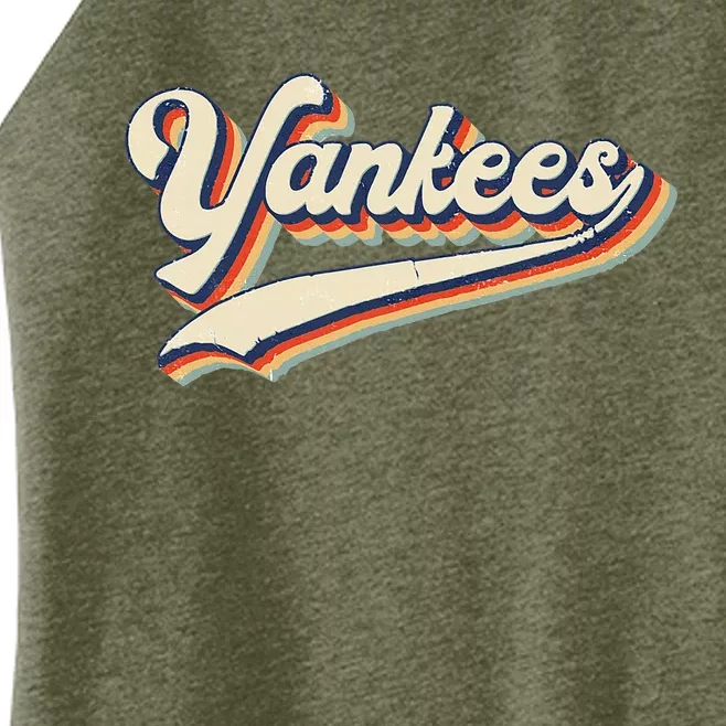 Yankee Name Retro Gift Sports Lover Women’s Perfect Tri Rocker Tank