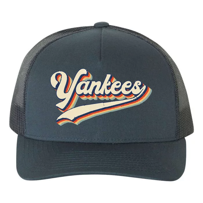 Yankee Name Retro Gift Sports Lover Yupoong Adult 5-Panel Trucker Hat