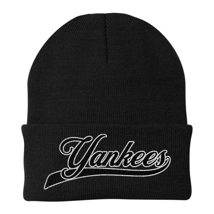 Yankee Nickname Retro Vintage Knit Cap Winter Beanie