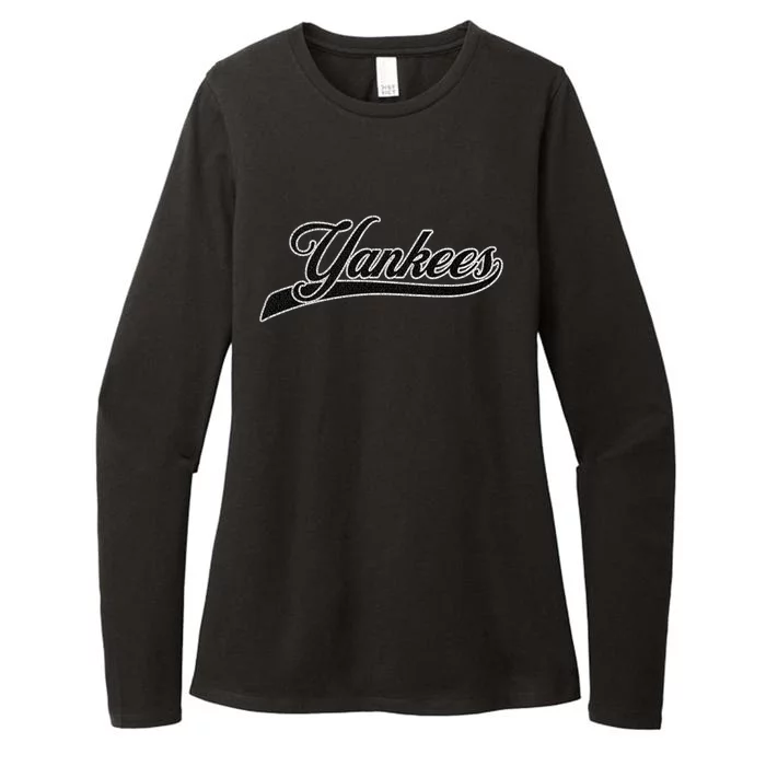 Yankee Nickname Retro Vintage Womens CVC Long Sleeve Shirt