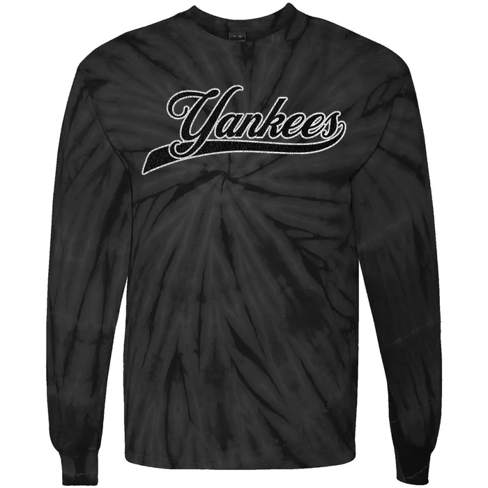 Yankee Nickname Retro Vintage Tie-Dye Long Sleeve Shirt