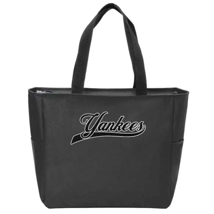 Yankee Nickname Retro Vintage Zip Tote Bag