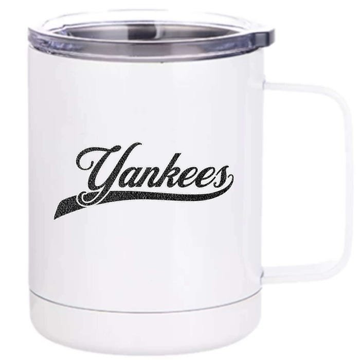 Yankee Nickname Retro Vintage Front & Back 12oz Stainless Steel Tumbler Cup