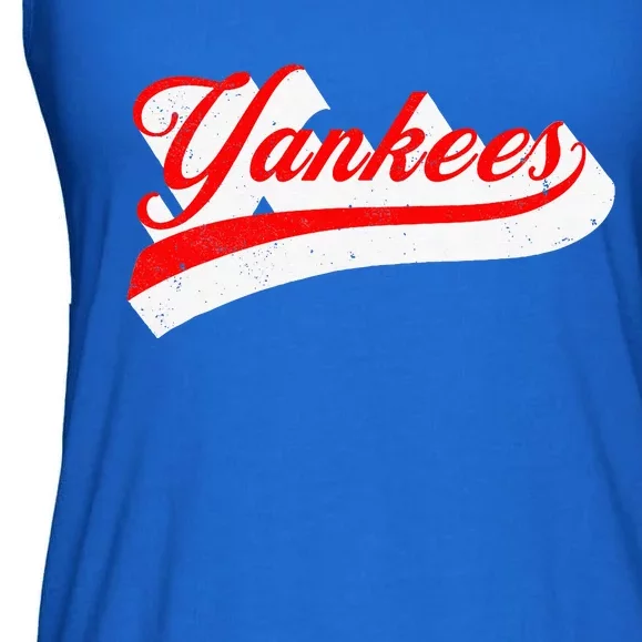 Y.A.N.K.E.E.S. Name Retro Ladies Essential Flowy Tank