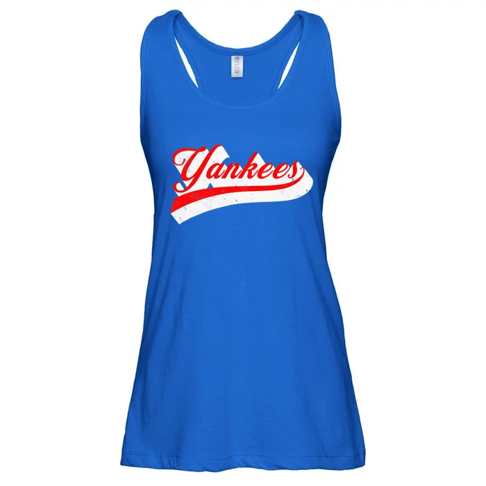 Y.A.N.K.E.E.S. Name Retro Ladies Essential Flowy Tank