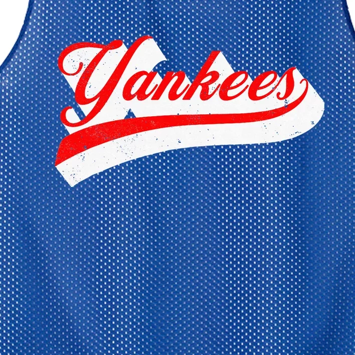 Y.A.N.K.E.E.S. Name Retro Mesh Reversible Basketball Jersey Tank