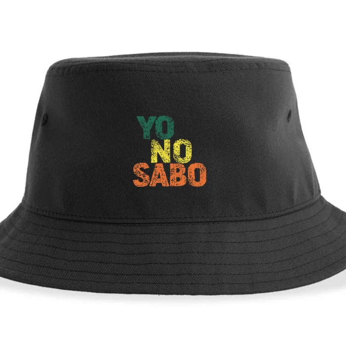 Yo No Sabo Funny Latino Meme Sustainable Bucket Hat