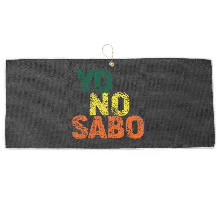 Yo No Sabo Funny Latino Meme Large Microfiber Waffle Golf Towel