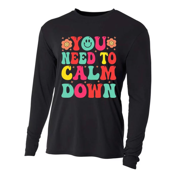 You Need To Calm Cooling Performance Long Sleeve Crew