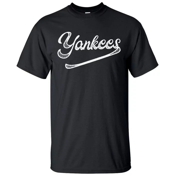 Yankees Name Vintage Retro Gift Sports lovers Tall T-Shirt