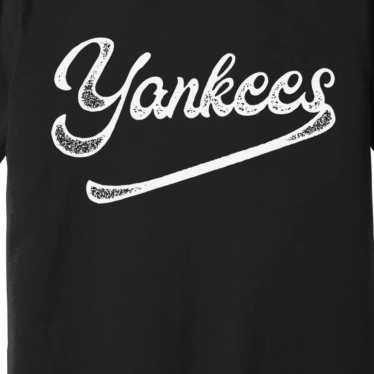 Yankees Name Vintage Retro Gift Sports lovers Premium T-Shirt