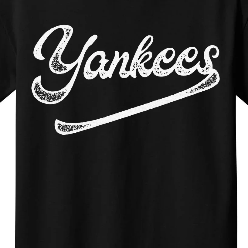 Yankees Name Vintage Retro Gift Sports lovers Kids T-Shirt