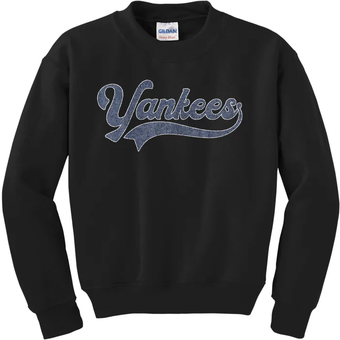 Yankee Name Vintage Retro Kids Sweatshirt