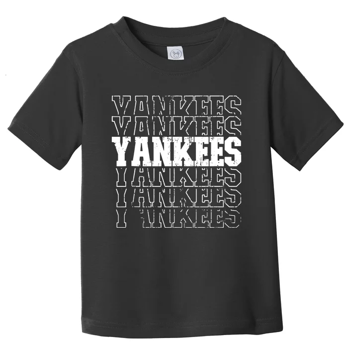 Yankee Name Vintage Retro Sports Lover Toddler T-Shirt