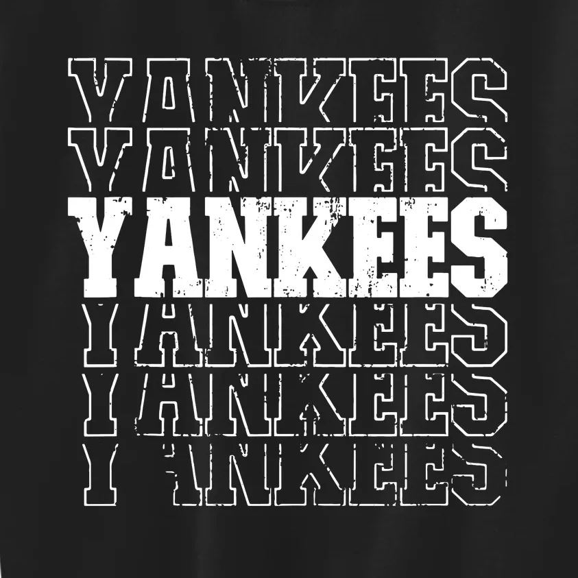 Yankee Name Vintage Retro Sports Lover Kids Sweatshirt