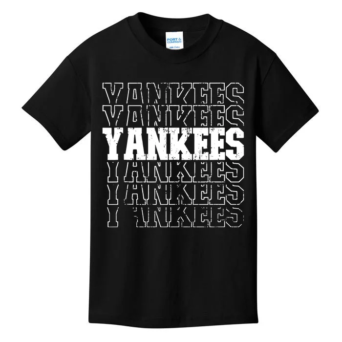 Yankee Name Vintage Retro Sports Lover Kids T-Shirt