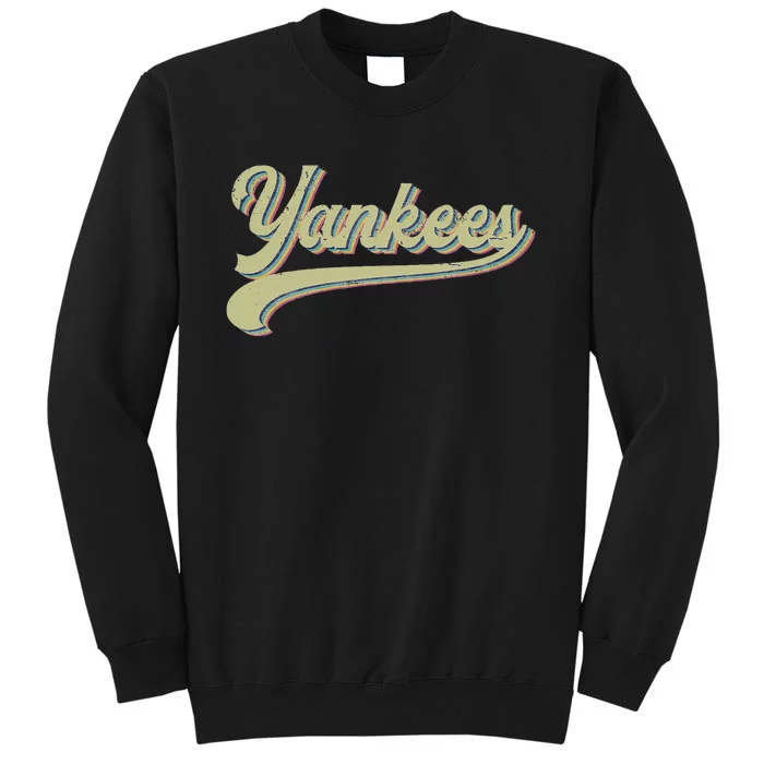 Y.A.N.K.E.E Nickname Vintage Sports Tall Sweatshirt