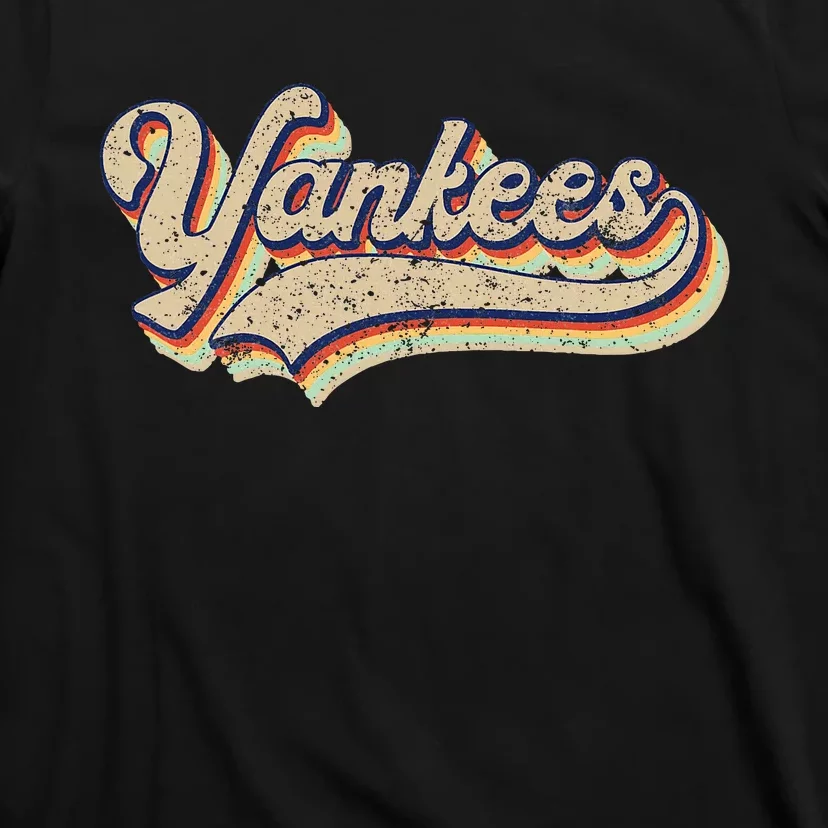 Y.A.N.K.E.E.S Name Vintage Retro Baseball Lovers T-Shirt