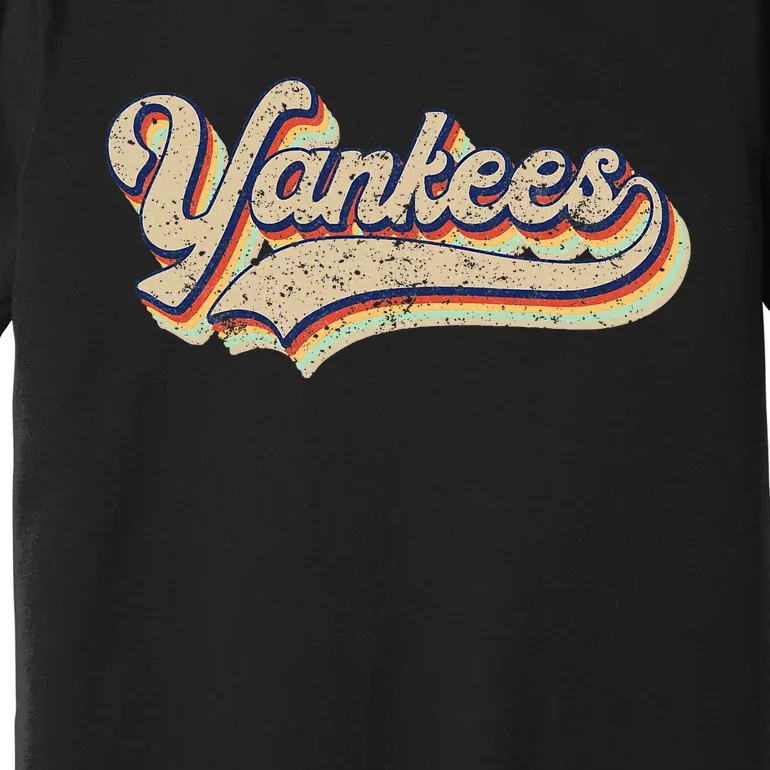 Y.A.N.K.E.E.S Name Vintage Retro Baseball Lovers Premium T-Shirt