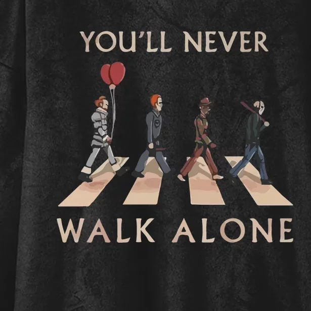 Youll Never Walk Alone Halloween Hooded Wearable Blanket