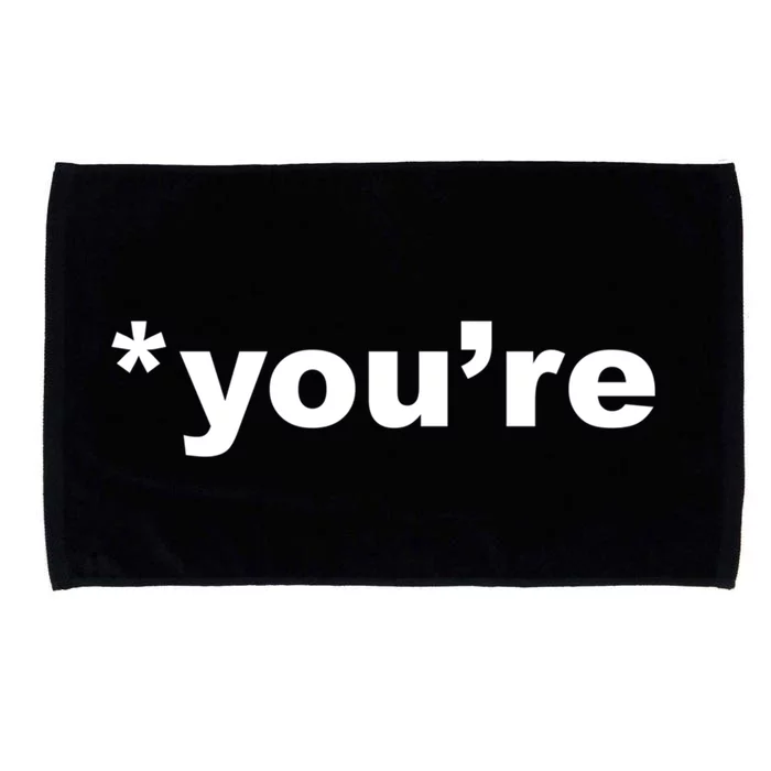 You're Not Your Grammar Nazi Judging Correcting You Gift Microfiber Hand Towel