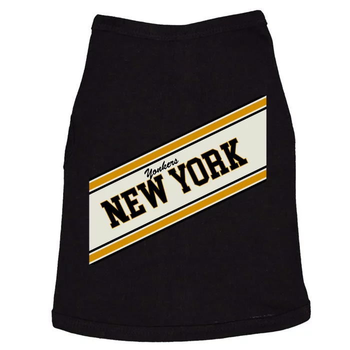 Yonkers New York Varsity Logo Doggie Tank