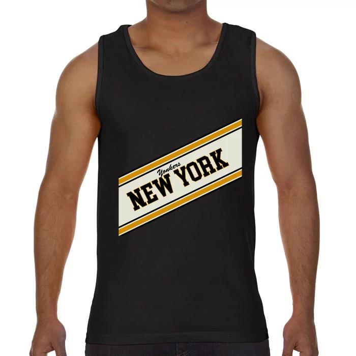 Yonkers New York Varsity Logo Comfort Colors® Tank Top