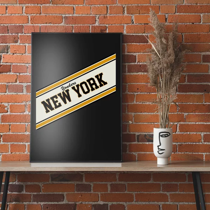 Yonkers New York Varsity Logo Poster