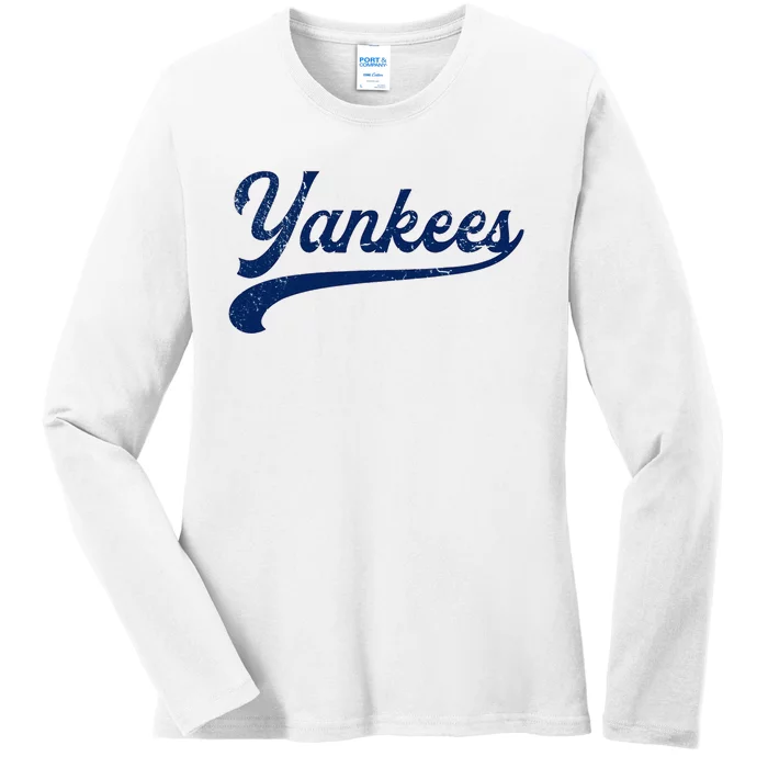 Ya.N.K.E.E.S Nickname Ladies Long Sleeve Shirt