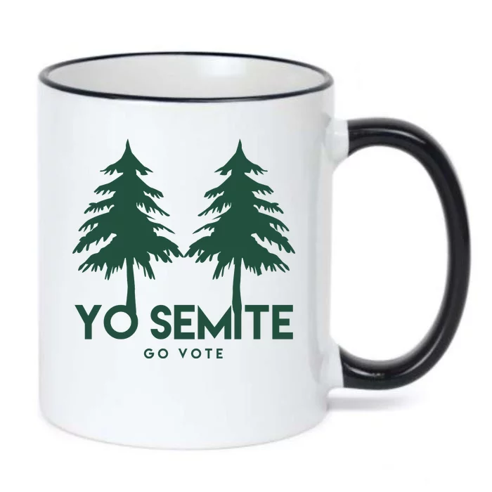 Yo Semite Go Vote Anti Trump Black Color Changing Mug