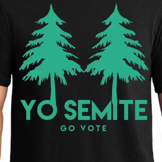 Yo Semite Go Vote Anti Trump Pajama Set