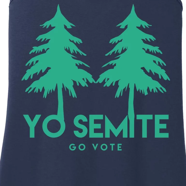 Yo Semite Go Vote Anti Trump Ladies Essential Tank