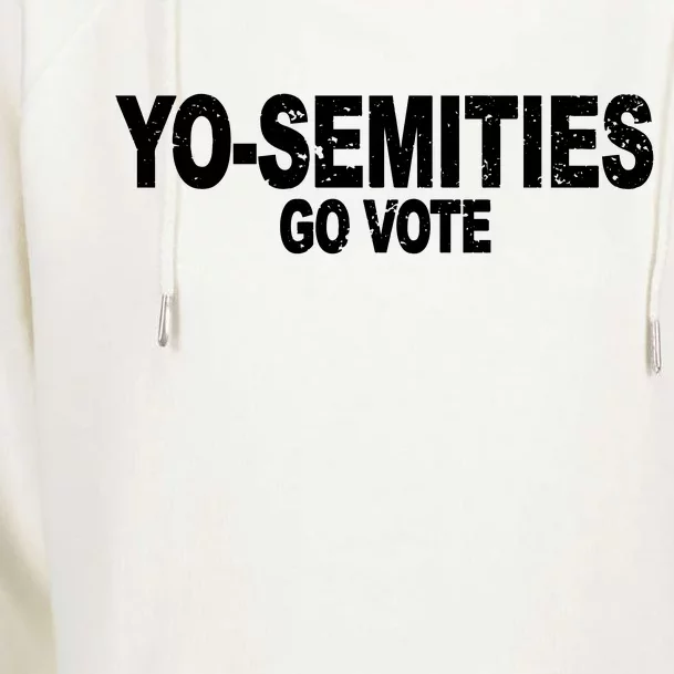 Yo-Semities Go Vote Womens Funnel Neck Pullover Hood