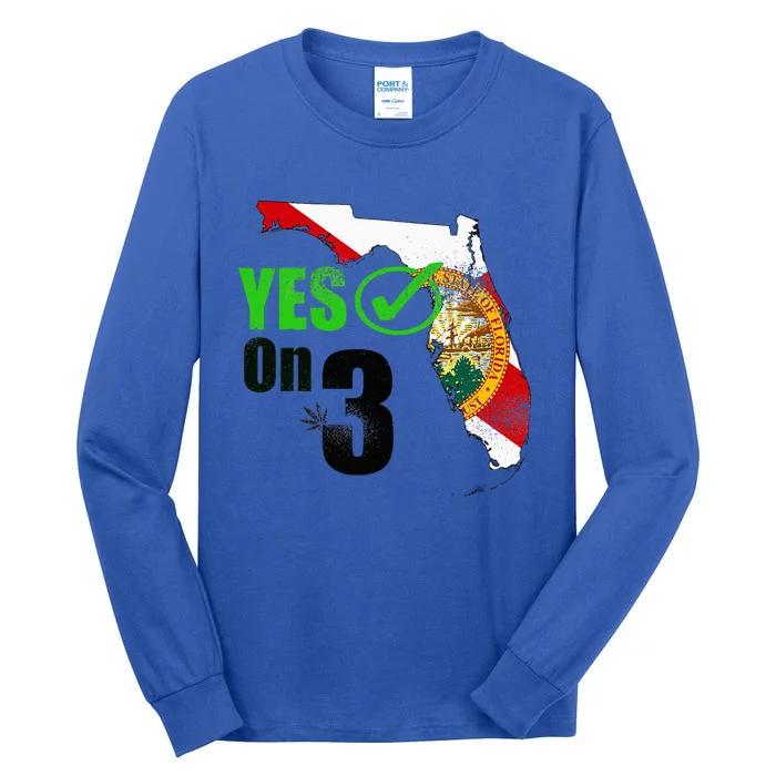 Yes On 3 Florida Tall Long Sleeve T-Shirt