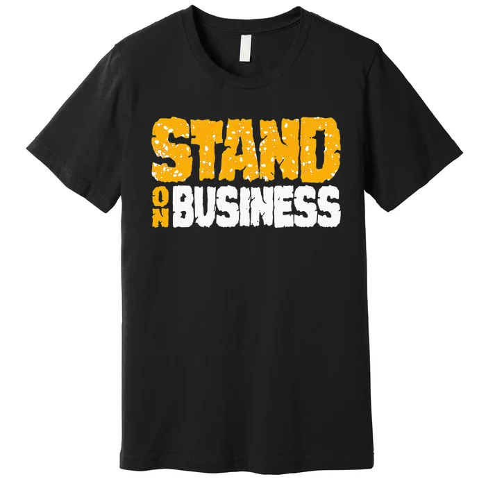 Yellow Ochre Black White Color Match Premium T-Shirt