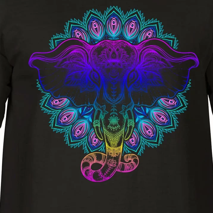 Yoga Elephant Aesthetic Ornate Stylized Comfort Colors T-Shirt