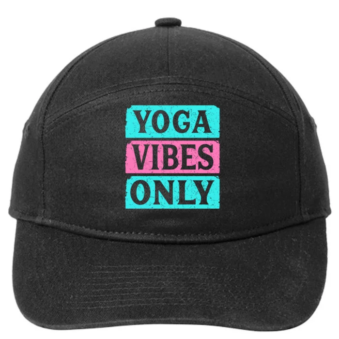 Yoga Vibes Only 7-Panel Snapback Hat