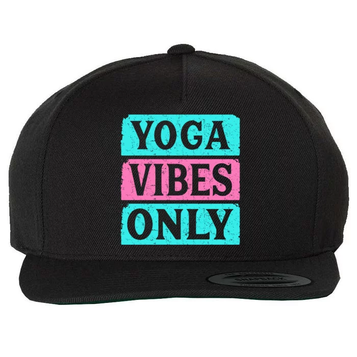 Yoga Vibes Only Wool Snapback Cap