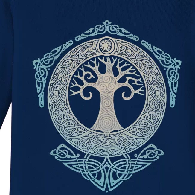 Yggdrasil.Tree Of Life. Baby Long Sleeve Bodysuit