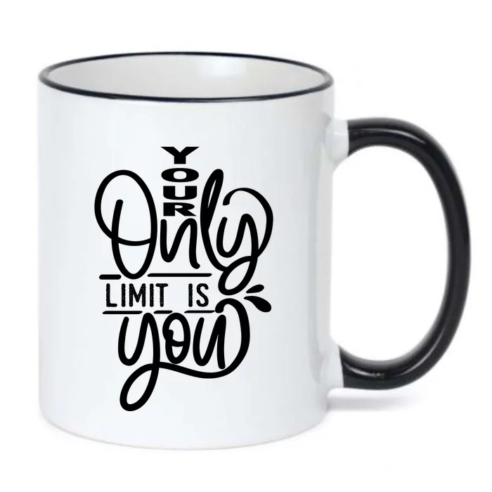 Your Only Limit Is You Black Color Changing Mug