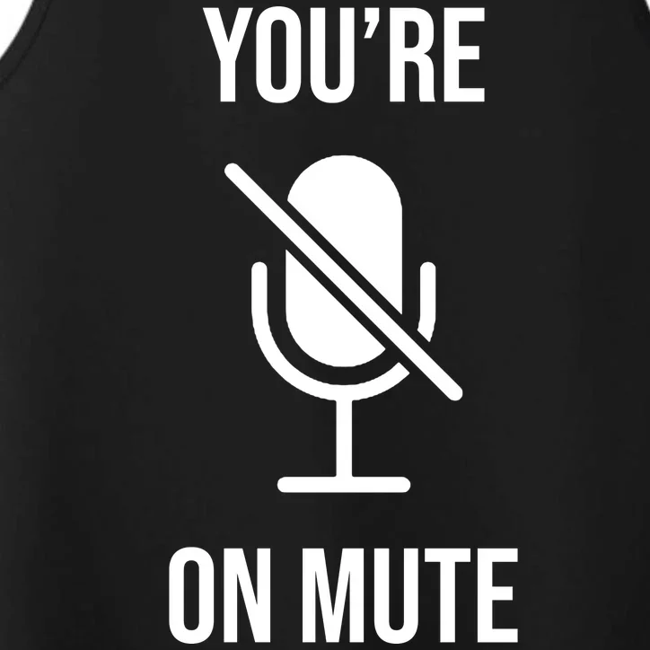 You're On Mute Online Joke Performance Tank