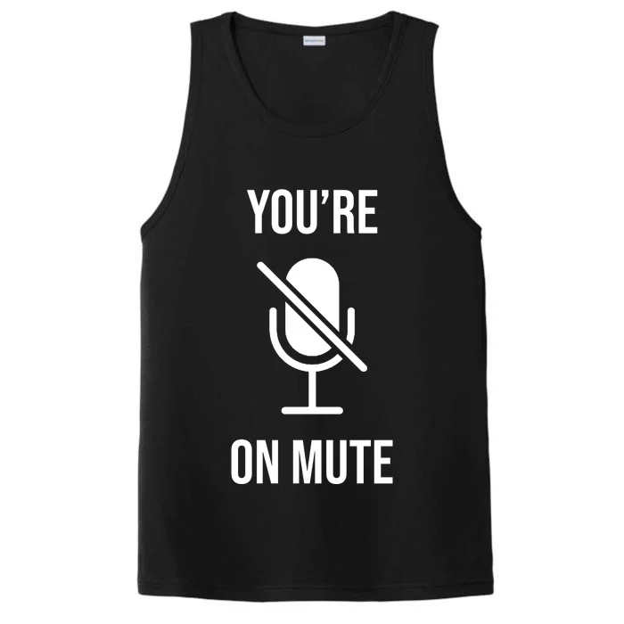 You're On Mute Online Joke Performance Tank