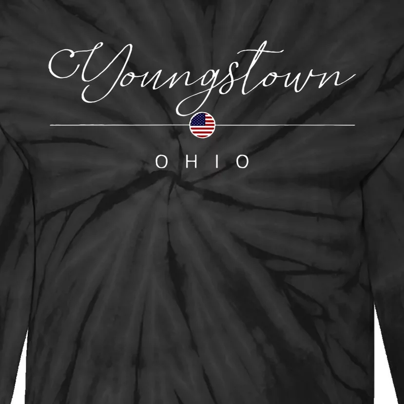 Youngstown Ohio Oh On Youngstown Tie-Dye Long Sleeve Shirt