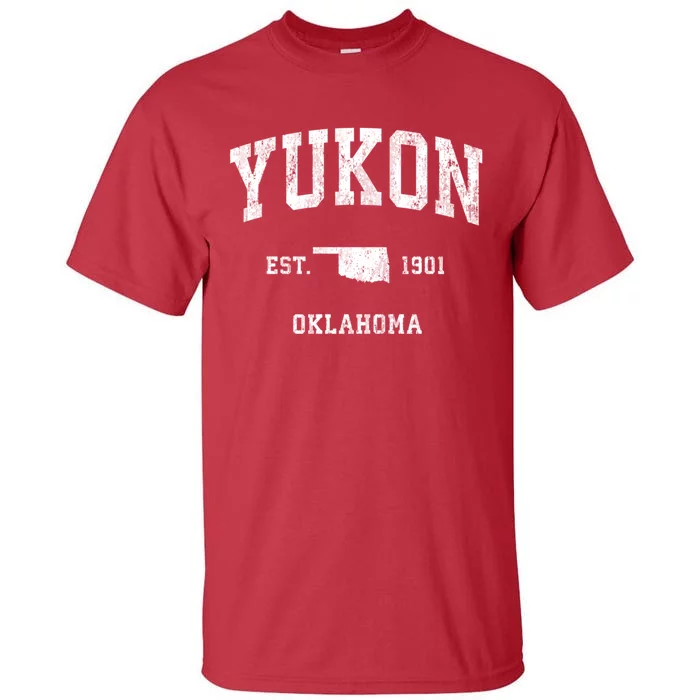 Yukon Oklahoma Ok Vintage Athletic Sports Tall T-Shirt