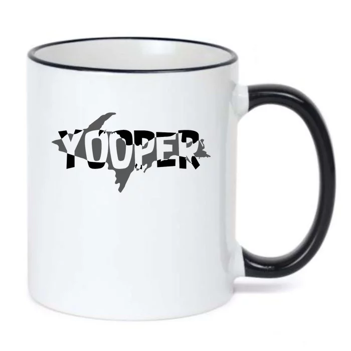 Yooper MI Upper Peninsula Michigan Black Color Changing Mug