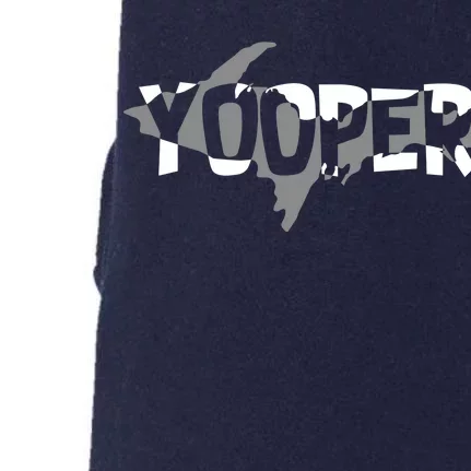 Yooper MI Upper Peninsula Michigan Doggie 3-End Fleece Hoodie