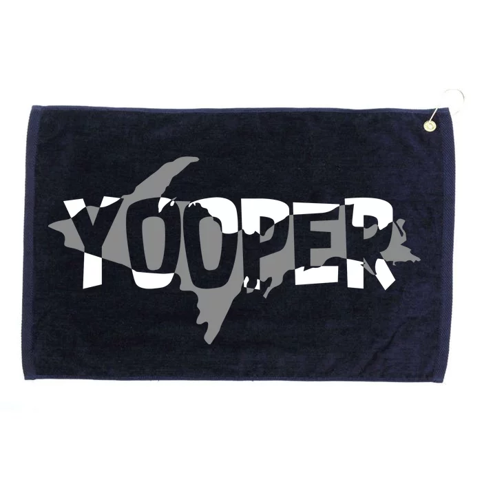 Yooper MI Upper Peninsula Michigan Grommeted Golf Towel